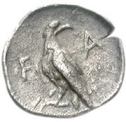 Obol - 106th-107th Olympiad, Greece (ancient), 356 BC - 352 BC reverse image