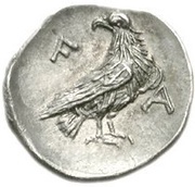 Obol - 107th-108th Olympiad, Greece (ancient), 352 BC - 348 BC reverse image