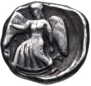 Hemidrachm 78th-82nd Olympiad, Greece (ancient), 468 BC - 452 BC reverse image
