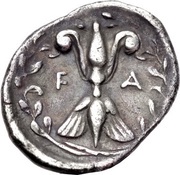 Hemidrachm - 97th-100th Olympiad, Greece (ancient), 392 BC - 380 BC reverse image