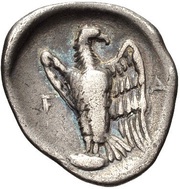 Hemidrachm - 109th-110th Olympiad, Greece (ancient), 344 BC - 340 BC reverse image