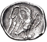 Hemidrachm - 111st-114th Olympiad, Greece (ancient), 336 BC - 324 BC reverse image