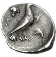 Hemidrachm - 111th-114th Olympiad, Greece (ancient), 336 BC - 324 BC reverse image
