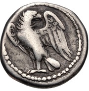 Drachm - 103rd Olympiad, Greece (ancient), 368 BC reverse image