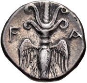Drachm -134th-143rd Olympiad, Greece (ancient), 244 BC - 208 BC reverse image