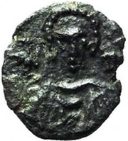 Nummus - Justinian I Carthage; Δ obverse image