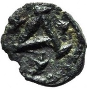 Nummus - Justinian I Carthage; Δ reverse image