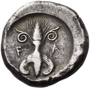 Stater - 82nd Olympiad, Greece (ancient), 460 BC - 440 BC reverse image