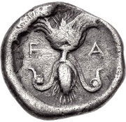 Stater - 82nd Olympiad, Greece (ancient), 452 BC reverse image