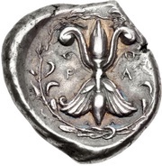 Stater - 91st Olympiad, Greece (ancient), 416 BC reverse image