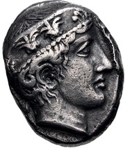 Stater - 92nd Olympiad Variety 2 obverse image