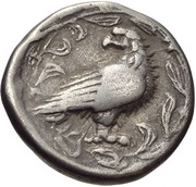 Stater - 101st Olympiad, Greece (ancient), 376 BC reverse image