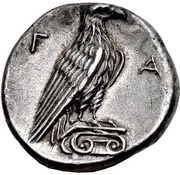Stater - 105th Olympiad, Greece (ancient), 360 BC reverse image