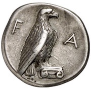 Stater - 105th Olympiad, Greece (ancient), 360 BC reverse image