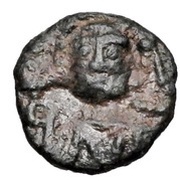 Nummus - Justinian I Carthage; ✶ obverse image