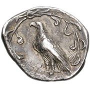 Stater - 108th Olympiad, Greece (ancient), 348 BC reverse image