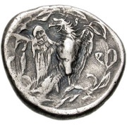 Stater - 108th Olympiad, Greece (ancient), 344 BC reverse image