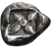 Obol, Greece (ancient), 525 BC - 470 BC reverse image