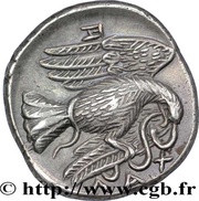 Drachm, Greece (ancient), 338 BC - 308 BC reverse image