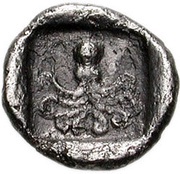 Obol, Greece (ancient), 500 BC - 465 BC reverse image