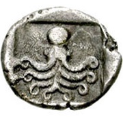 Hemidrachm, Greece (ancient), 510 BC - 490 BC reverse image