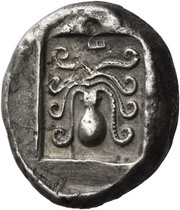 Tetradrachm, Greece (ancient), 510 BC reverse image