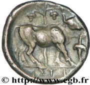 Drachm, Greece (ancient), 350 BC - 340 BC reverse image