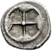 Obol, Greece (ancient), 450 BC - 400 BC reverse image