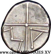 Obol, Greece (ancient), 250 BC - 220 BC reverse image