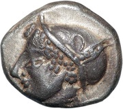 Trihemiobol obverse image