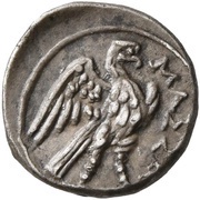 Diobol, Greece (ancient), 150 BC - 130 BC reverse image