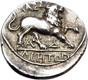 Tetrobol A Δ, Greece (ancient), 130 BC - 121 BC reverse image