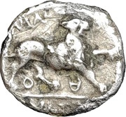 Tetrobol Ο Θ, Greece (ancient), 125 BC - 90 BC reverse image