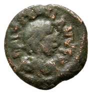 2 Nummi - Justinian I Thessalonica obverse image