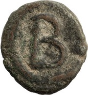 2 Nummi - Justinian I Carthage, Byzantine states, 527-565 reverse image