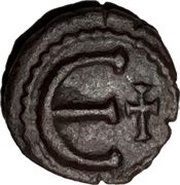 5 Nummi - Justin II Antioch, Byzantine states, 567-578 reverse image
