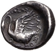 Hemidrachm, Greece (ancient), 380 BC - 360 BC reverse image