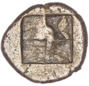 Drachm, Greece (ancient), 499 BC - 494 BC reverse image