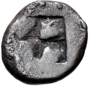 Drachm, Greece (ancient), 499 BC - 494 BC reverse image