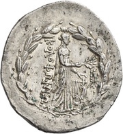 Tetradrachm, Greece (ancient), 155 BC - 145 BC reverse image