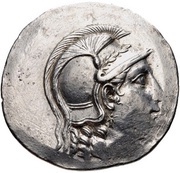 Tetradrachm - Apollodotos obverse image