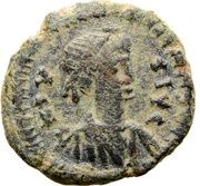 5 Nummi - Justin I Nicomedia obverse image