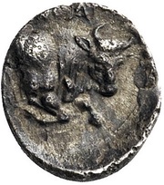 Obol, Greece (ancient), 350 BC - 325 BC reverse image