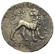 Tetradrachm - Epikrates and Krateros, Greece (ancient), 170 BC - 160 BC reverse image