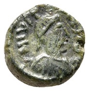 5 Nummi - Justinian I Constantinopolis; Small Module obverse image
