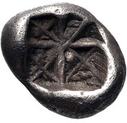 Hemiobol, Greece (ancient), 521 BC - 478 BC reverse image