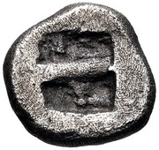 Obol, Greece (ancient), 521 BC - 478 BC reverse image