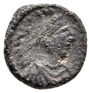 5 Nummi - Justinian I Thessalonica obverse image