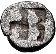 Obol, Greece (ancient), 521 BC - 478 BC reverse image