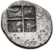Obol, Greece (ancient), 521 BC - 478 BC reverse image
